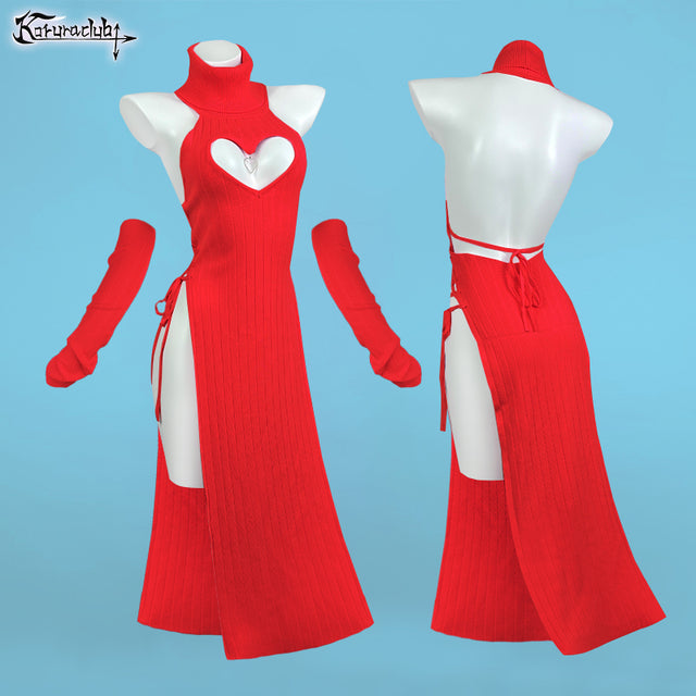 Heart-Shaped Cheongsam KO59