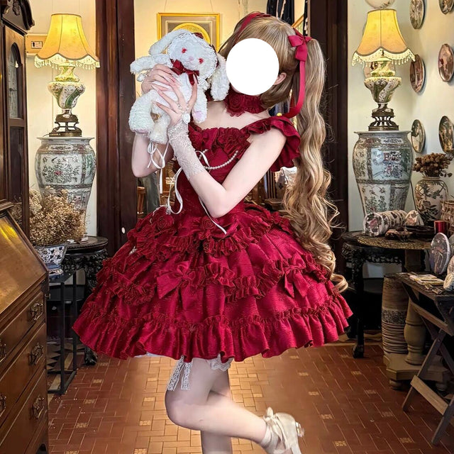 Christmas Puffy Princess Dress SD90