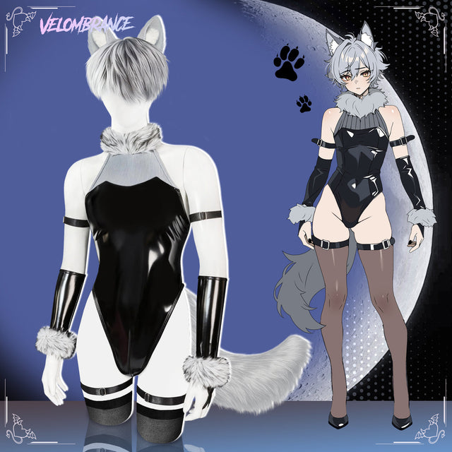 Velombrance Fluffy Wolf Bodysuit (8-Piece Set） AS65