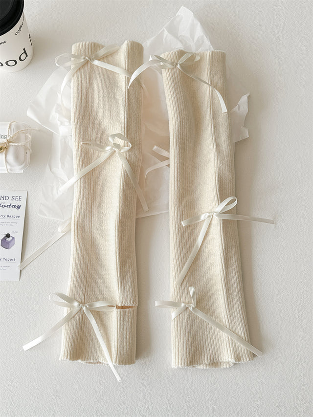 Bow Cuffs Leg Warmers CB02